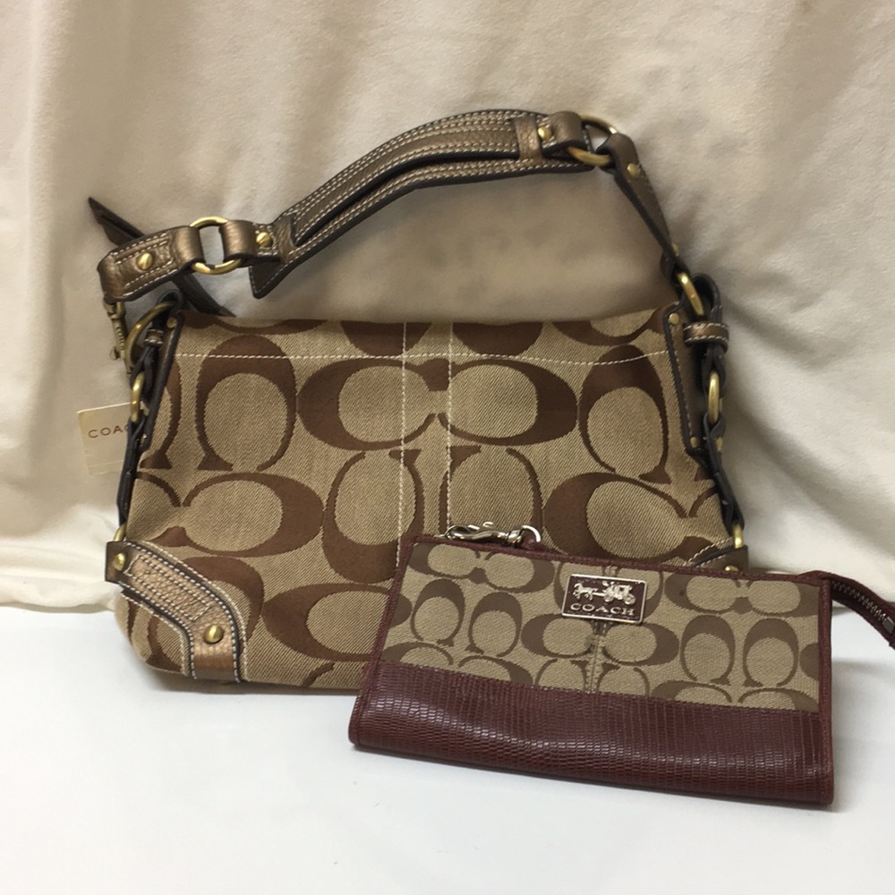 Coach Signature Carly Shoulder Bag